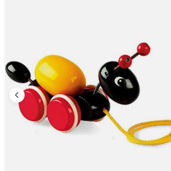 BRIO Wood Ant w/ Rolling Egg Pull Toy 30367 - Picture 4 of 8